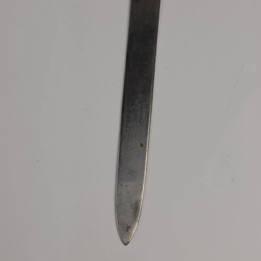 Vintage Webster Sterling Silver Pierced Handle Letter Opener Monogrammed M Desk